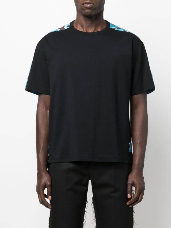 Marni T-shirt met contrasterend vlak Zwart