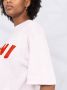 Marni T-shirt met logoprint Roze - Thumbnail 3