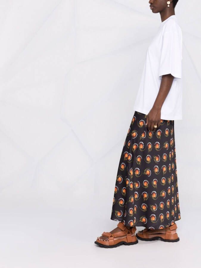 Marni T-shirt met logoprint Wit