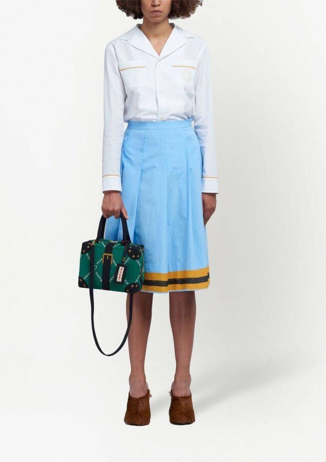 Marni Tas met monogram Groen