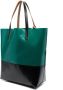 Marni Tribeca shopper met colourblock Groen - Thumbnail 3