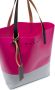 Marni Tribeca shopper met colourblocking Roze - Thumbnail 5