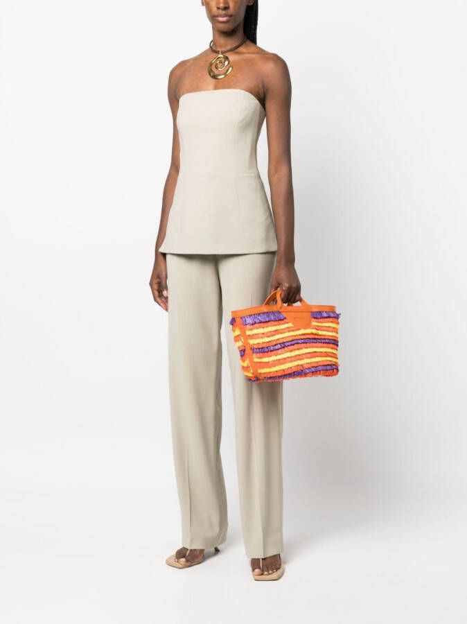 Marni Tropicalia tas met franje Oranje