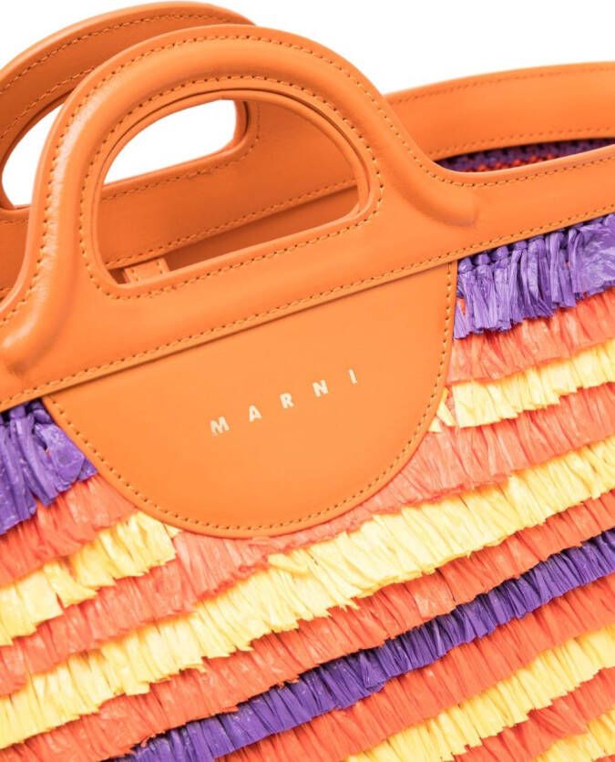 Marni Tropicalia tas met franje Oranje