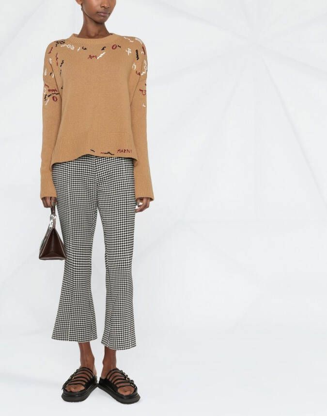 Marni Trui met ronde hals Bruin