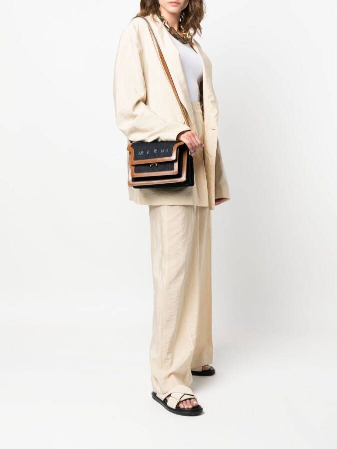 Marni Trunk crossbodytas Blauw