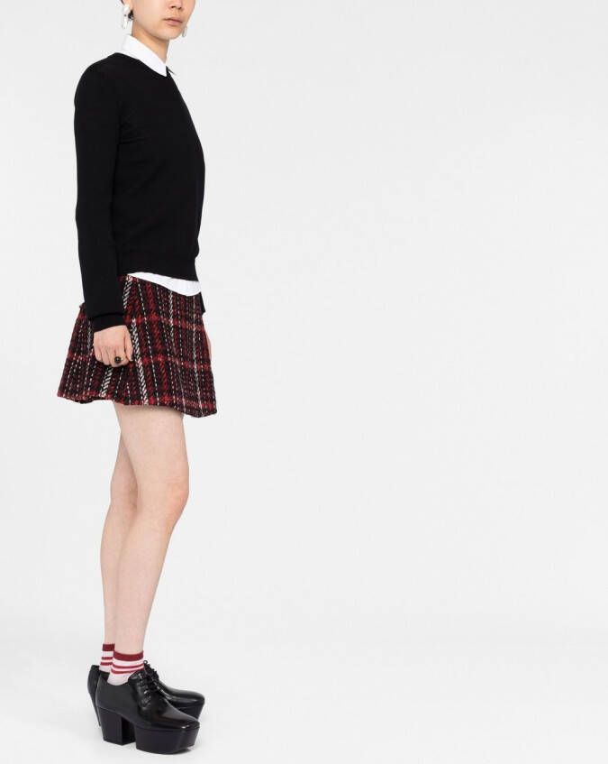 Marni Tweed mini-rok Rood