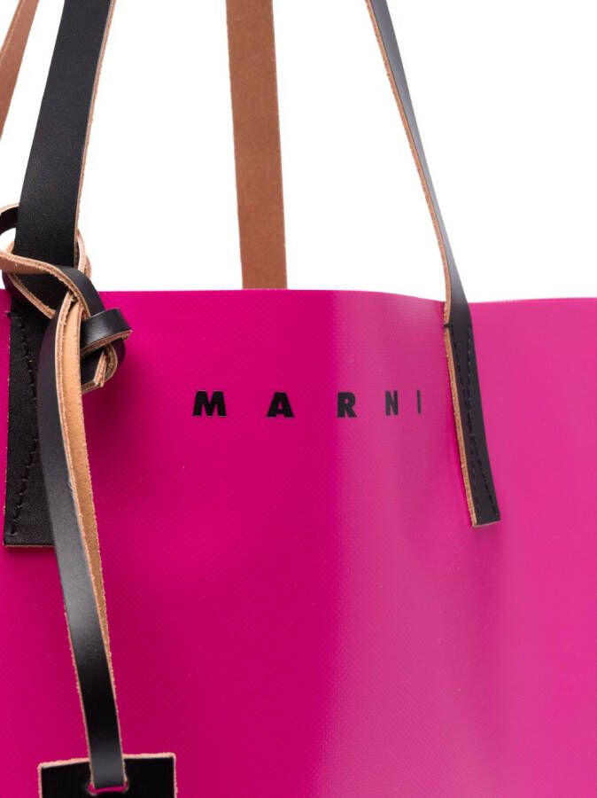 Marni Tweekleurige shopper Roze