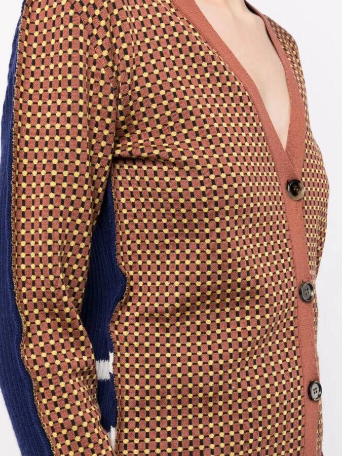 Marni Vest met print Bruin