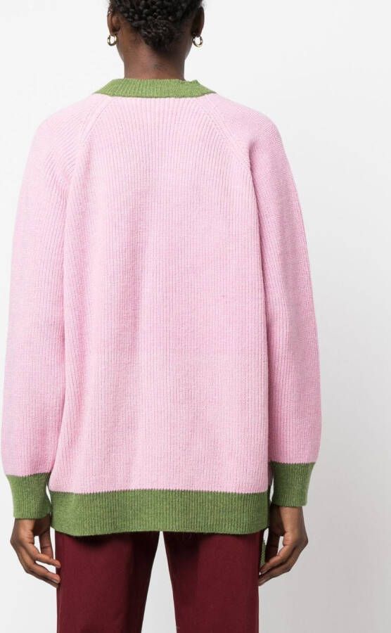 Marni Vest met V-hals Roze