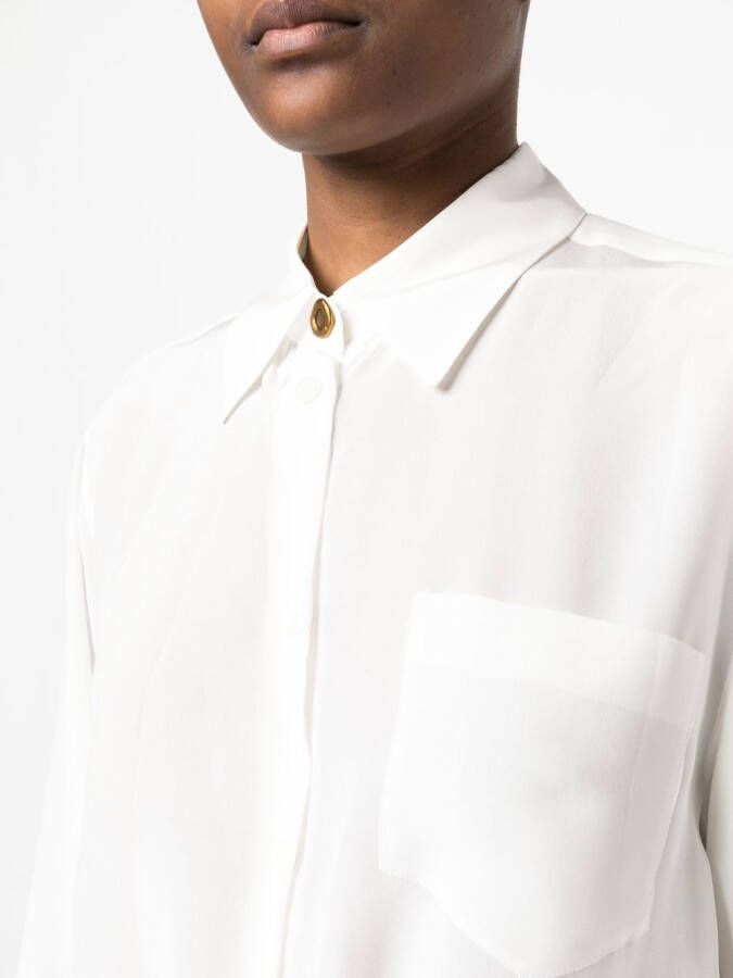 Marni Zijden blouse Wit