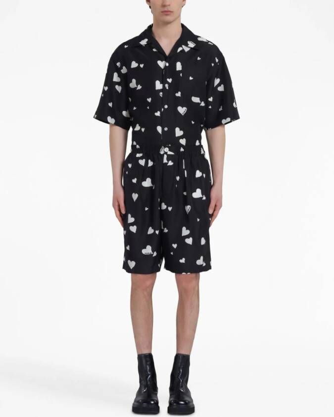 Marni Zijden shorts Zwart