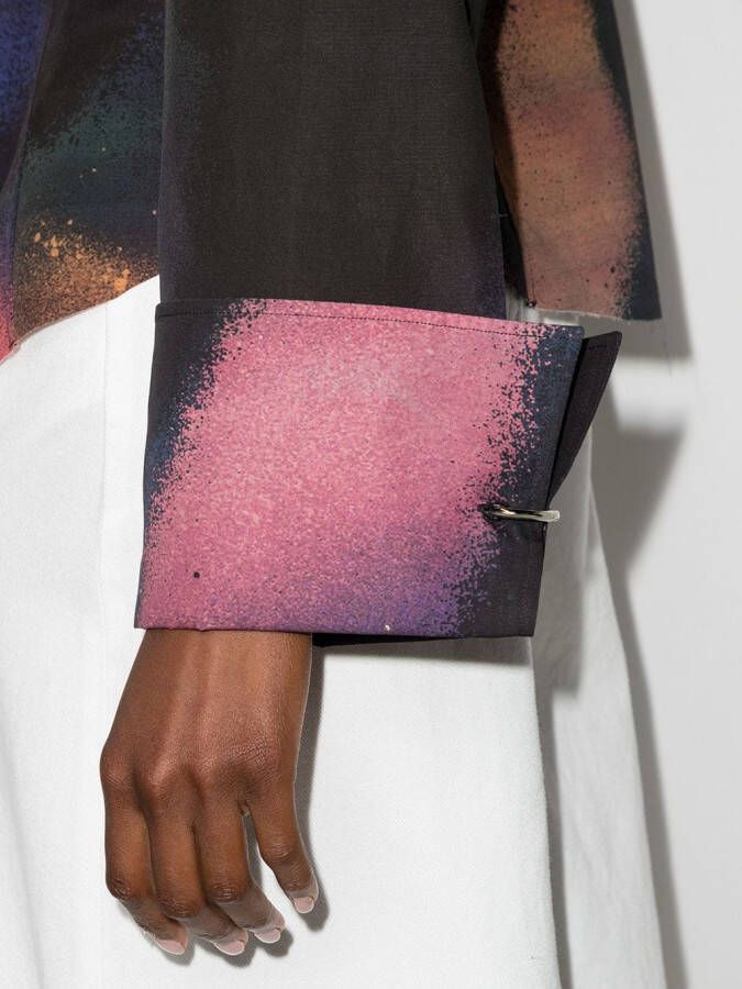 Marques'Almeida Blouse met abstracte print Roze