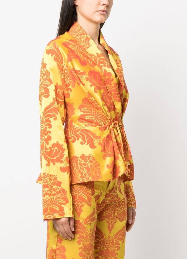 Marques'Almeida Jack met bloemenprint Geel