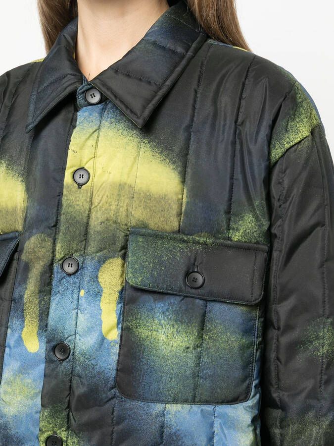 Marques'Almeida Jas met tie-dye print Veelkleurig