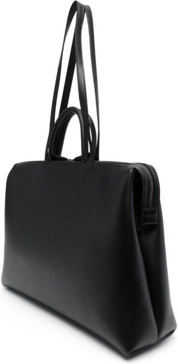 Marsèll 4 In Orizzontale leren shopper Zwart
