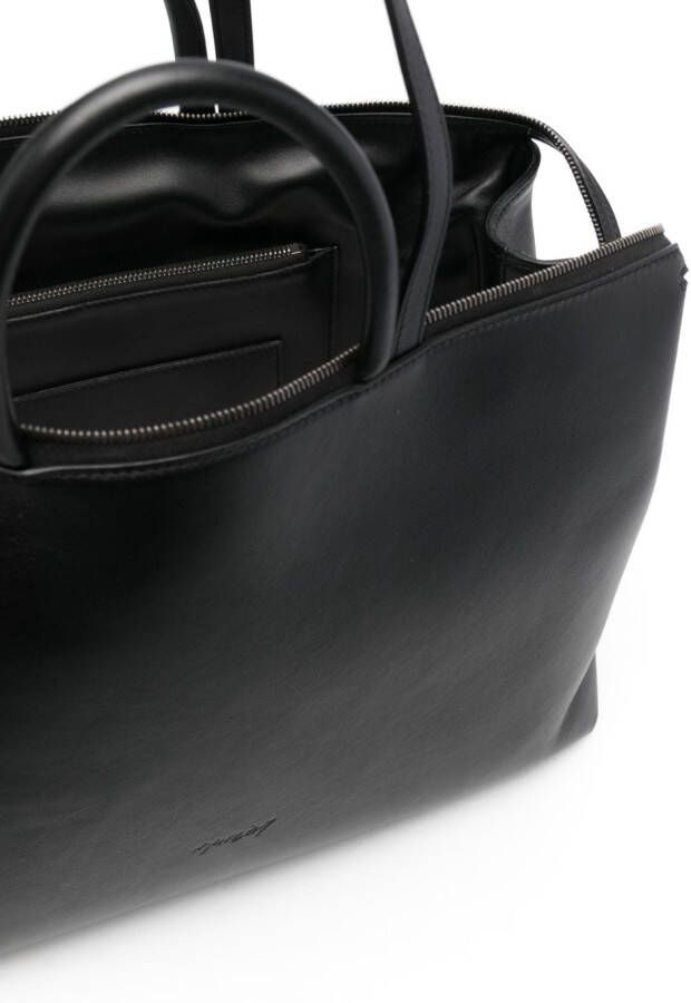 Marsèll 4 In Orizzontale leren shopper Zwart