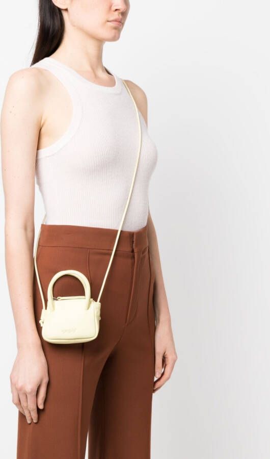 Marsèll Leren crossbodytas Geel