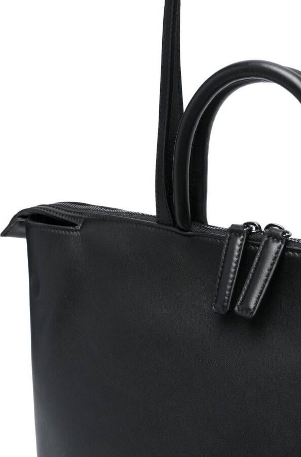 Marsèll Shopper met logo-reliëf Zwart