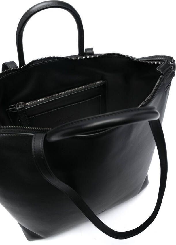 Marsèll Shopper met logo-reliëf Zwart