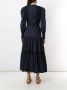 Martha Medeiros Midi-jurk met kant Blauw - Thumbnail 4