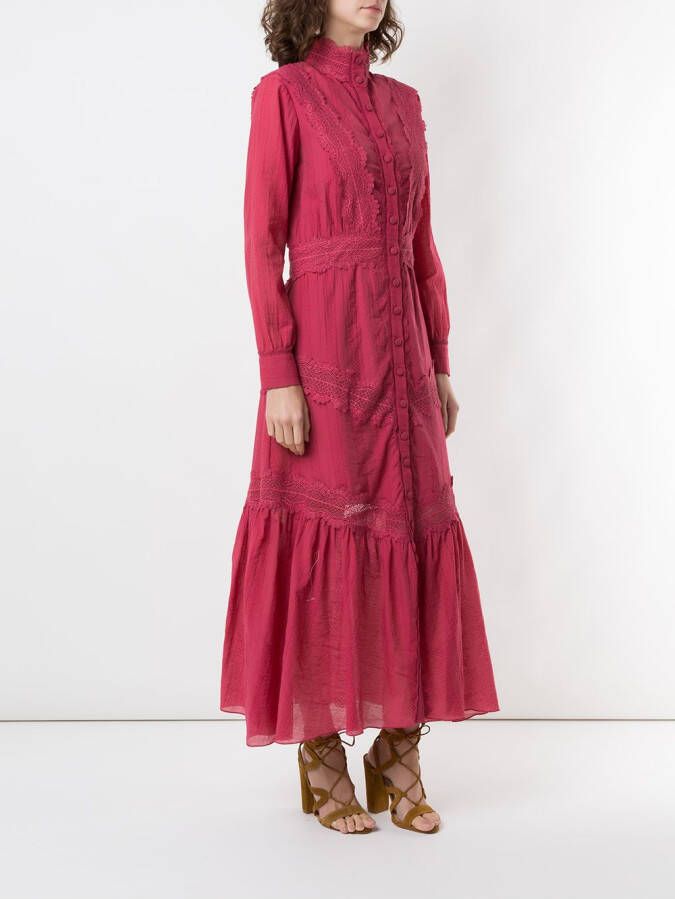 Martha Medeiros Midi-jurk Roze
