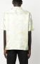 Martine Rose Overhemd met bloe jacquard Groen - Thumbnail 4