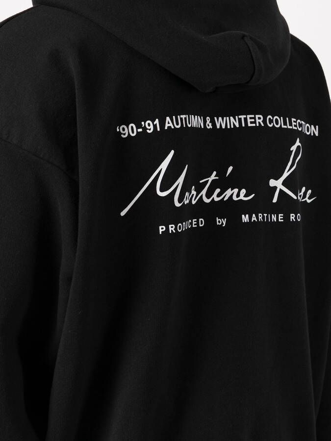 Martine Rose Oversized hoodie Zwart