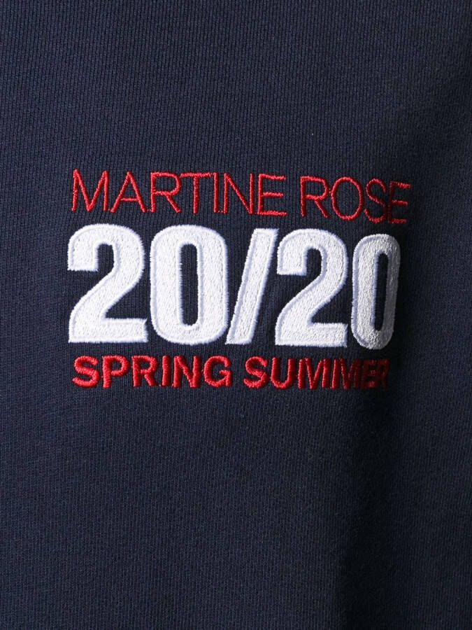 Martine Rose Sweater met logo Blauw