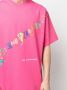 Martine Rose T-shirt met tekst Roze - Thumbnail 5
