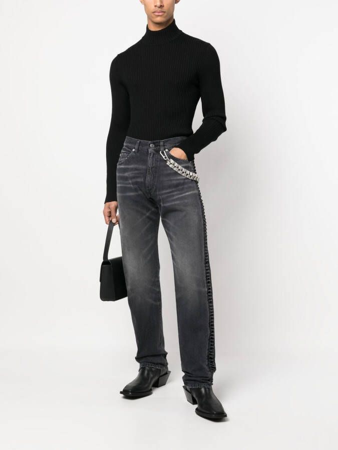 Martine Rose Straight jeans Zwart