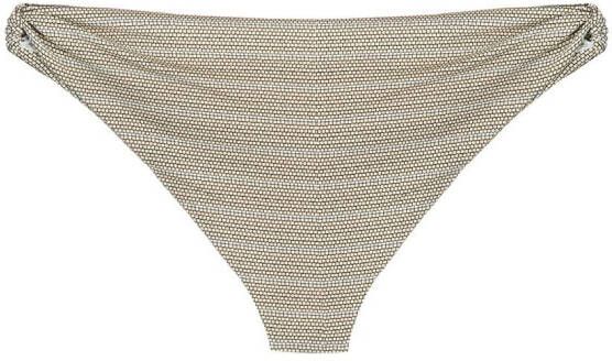 Marysia Bikinibroekje met dessin Beige