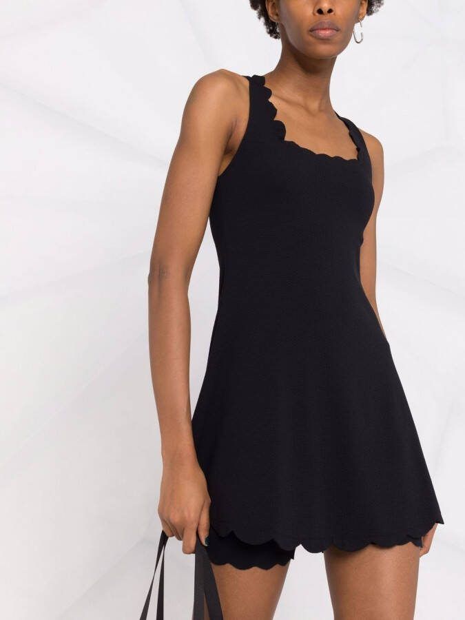 Marysia Flared mini-jurk Zwart