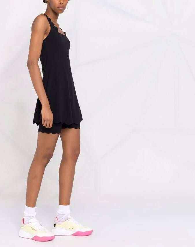 Marysia Flared mini-jurk Zwart