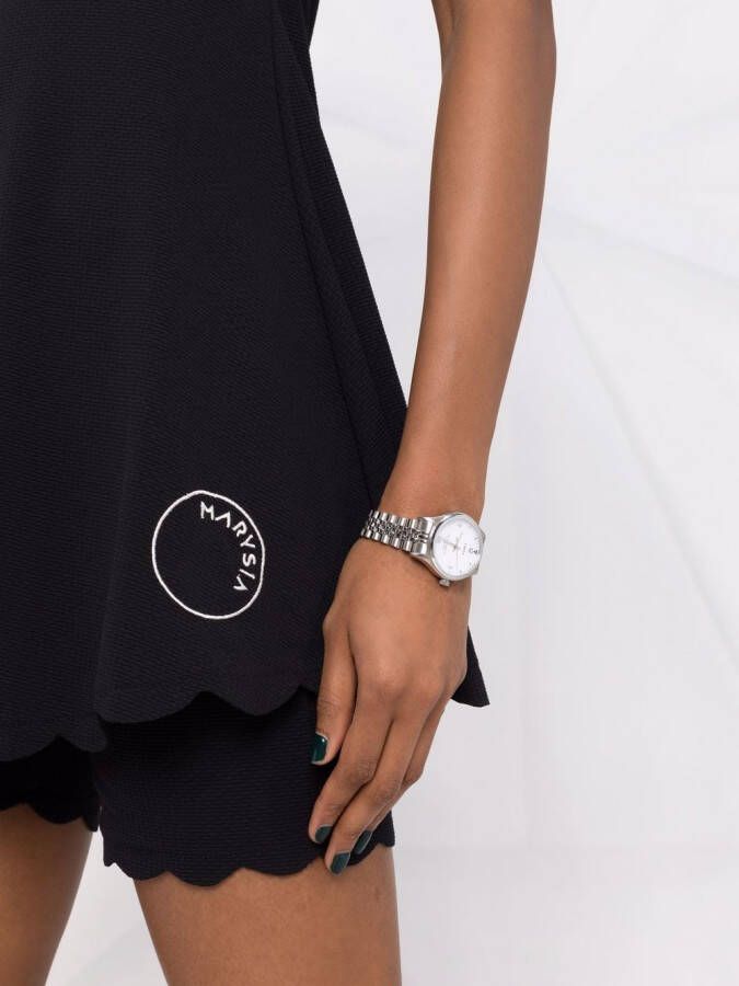 Marysia Flared mini-jurk Zwart