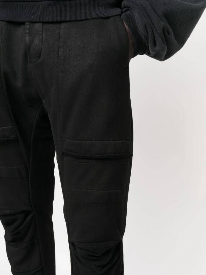 Masnada Broek met toelopende pijpen Zwart