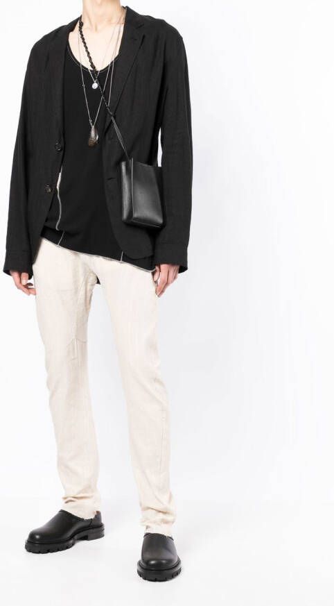 Masnada Chino met krijtstreep Beige