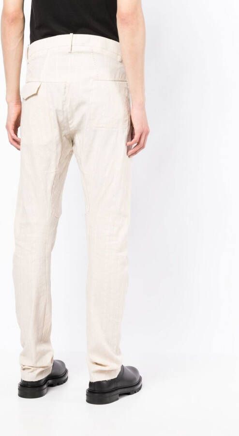 Masnada Chino met krijtstreep Beige