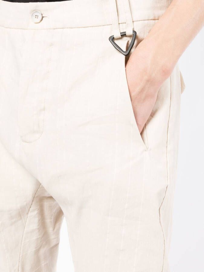 Masnada Chino met krijtstreep Beige