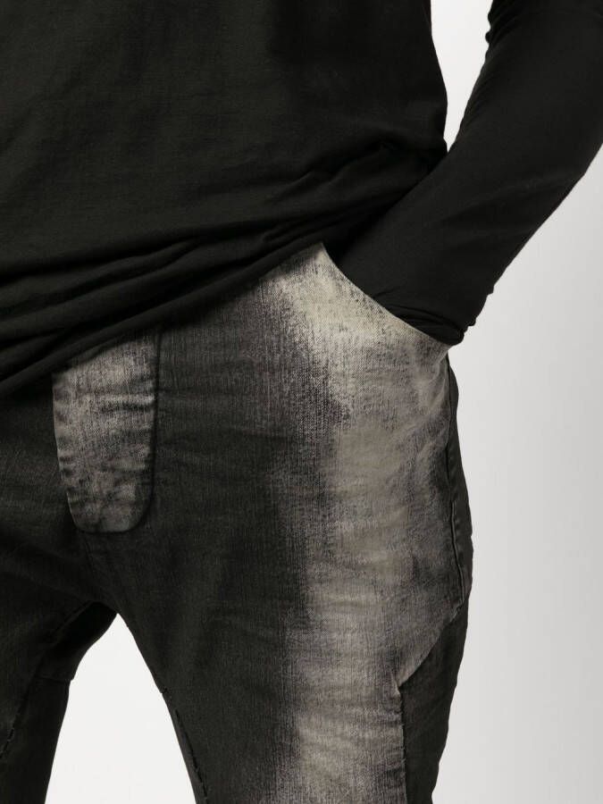 Masnada Jeans met vervaagd-effect Zwart
