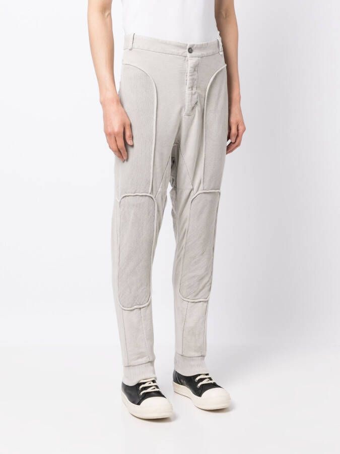 Masnada Broek met verlaagd kruis Grijs