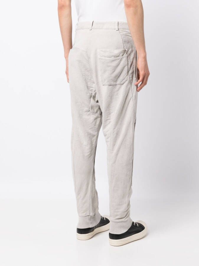 Masnada Broek met verlaagd kruis Grijs