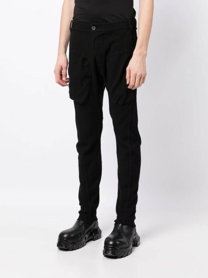 Masnada Slim-fit broek Zwart