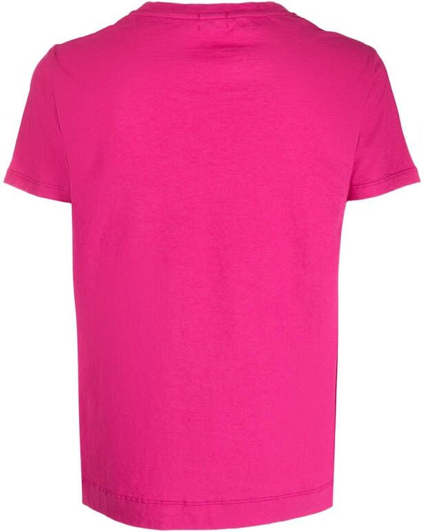 Massimo Alba Katoenen T-shirt Roze