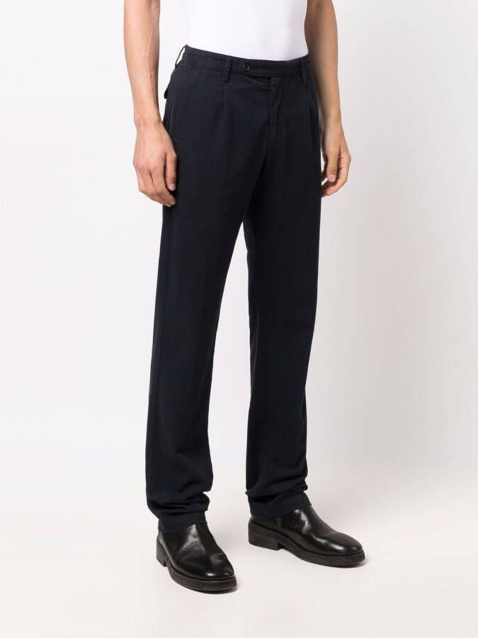 Massimo Alba Straight broek Blauw