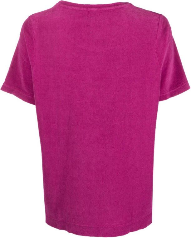 Massimo Alba T-shirt met ronde hals Roze