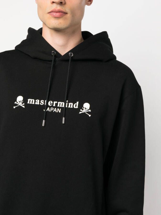 Mastermind Japan Hoodie met logoprint Zwart