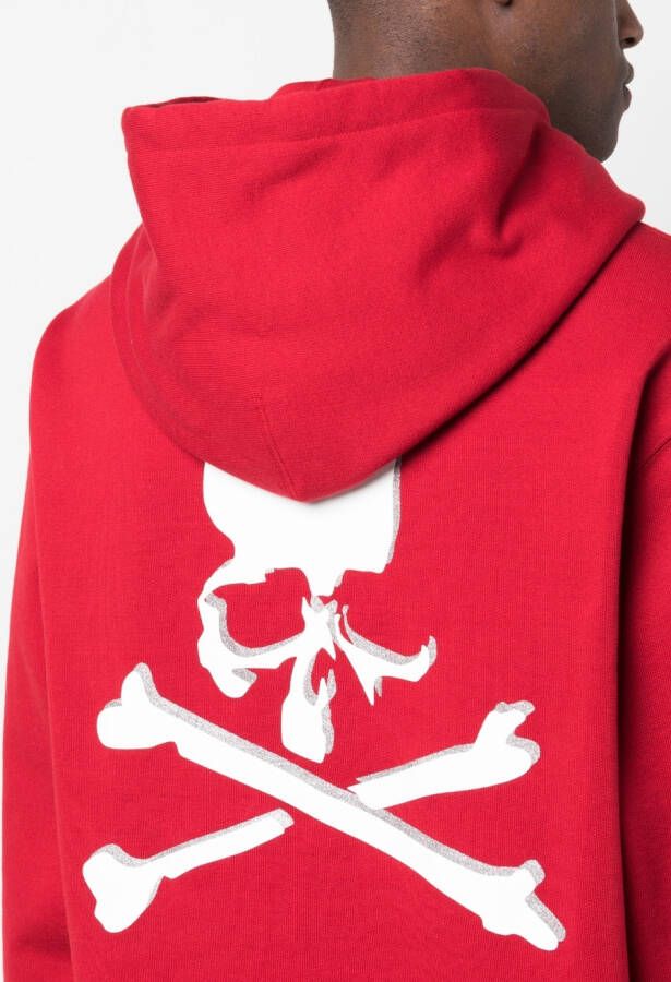 Mastermind Japan Hoodie met logoprint Rood