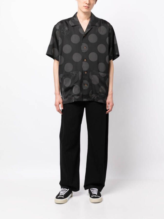 Mastermind Japan Overhemd met stippen Zwart