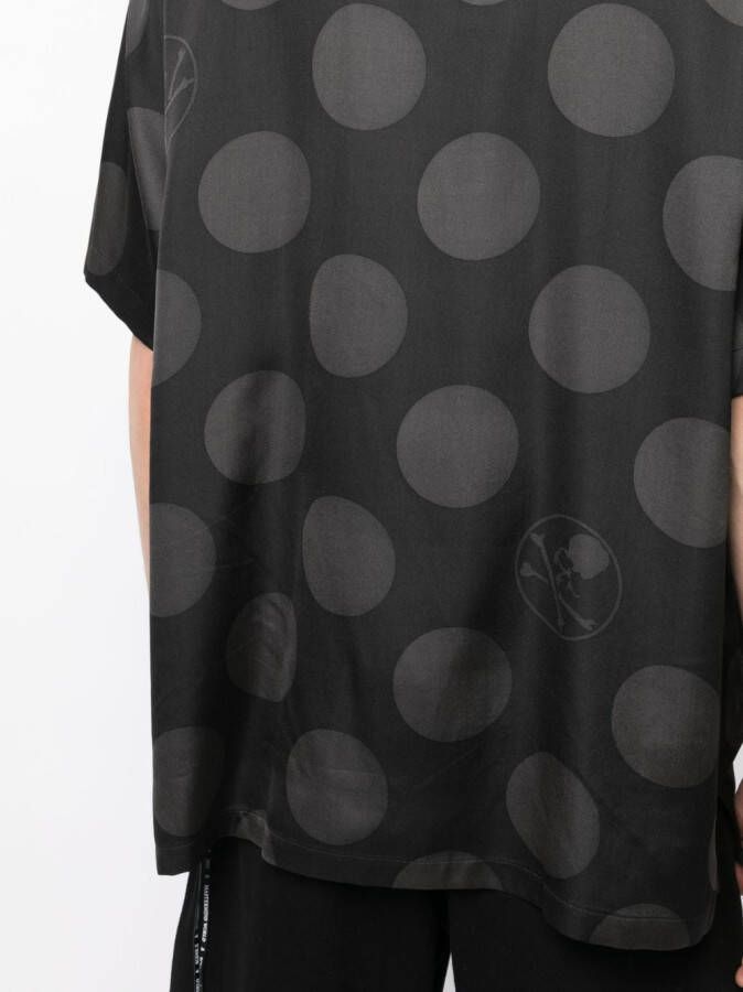 Mastermind Japan Overhemd met stippen Zwart